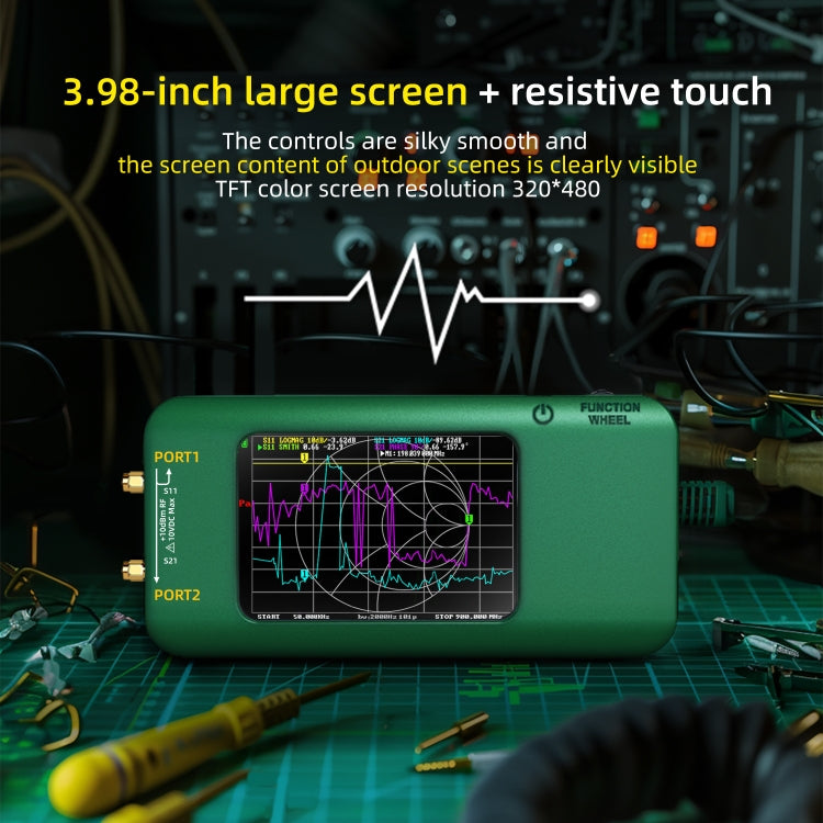 BSIDE P5 Handheld Vector Network Analyser Colorful Screen Network Tester