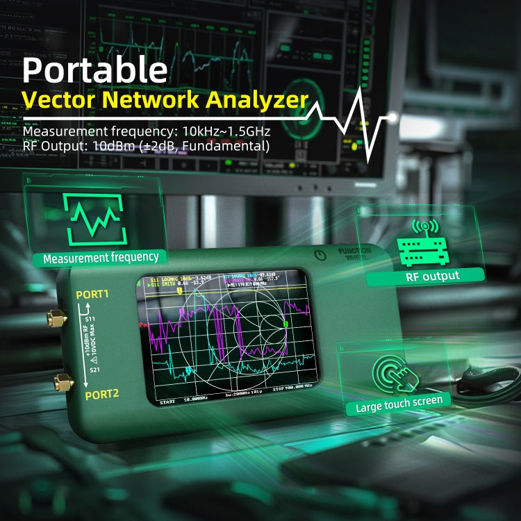 BSIDE P5 Handheld Vector Network Analyser Colorful Screen Network Tester