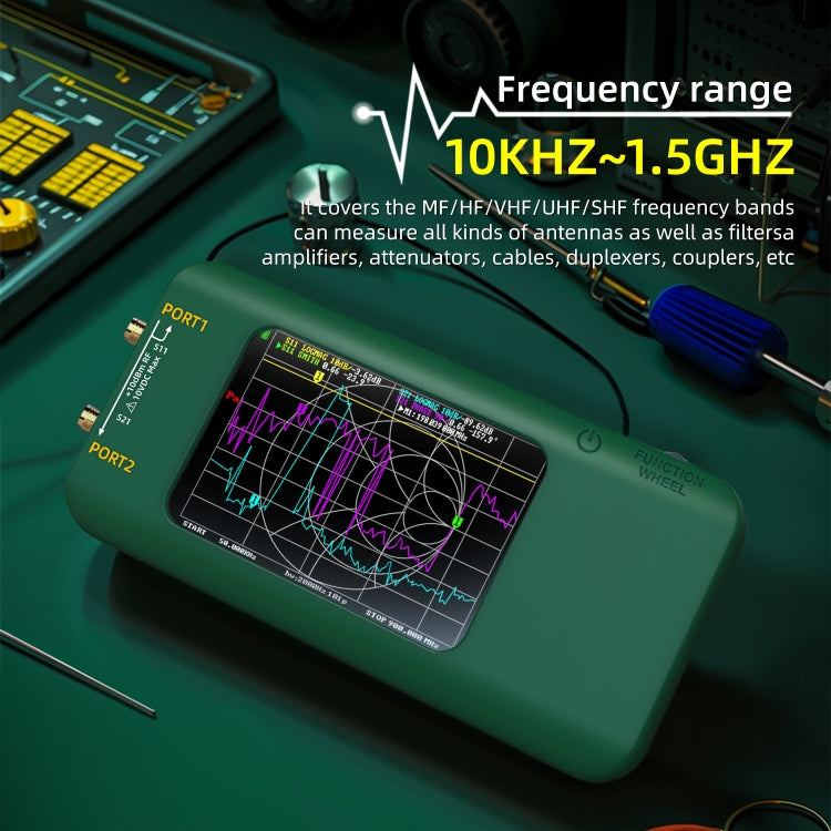 BSIDE P5 Handheld Vector Network Analyser Colorful Screen Network Tester