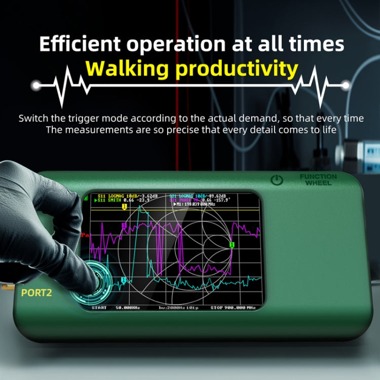 BSIDE P5 Handheld Vector Network Analyser Colorful Screen Network Tester