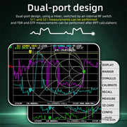 BSIDE P5 Handheld Vector Network Analyser Colorful Screen Network Tester