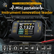 BSIDE S40 High Precision Digital Multimeter Portable Desktop Colorful Screen 20,000 Characters Multimeter