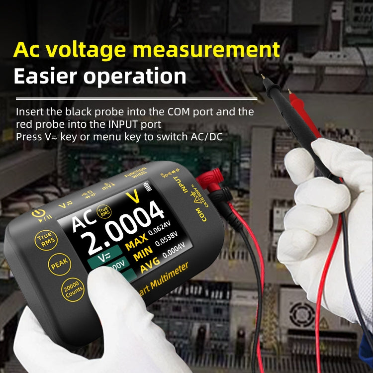 BSIDE S40 High Precision Digital Multimeter Portable Desktop Colorful Screen 20,000 Characters Multimeter