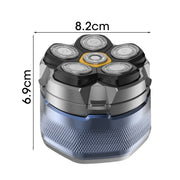Magnetic Intelligent Six-Blade Washable Electric Shaver(USB)
