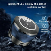 Magnetic Intelligent Six-Blade Washable Electric Shaver(USB)