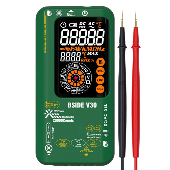 BSIDE V30 Intelligent Colorful Screen PV Multimeter Infrared Thermometer