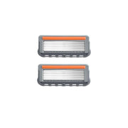 2pcs /Pack Six Blade OpenBack System Skin Razor Refills for Men