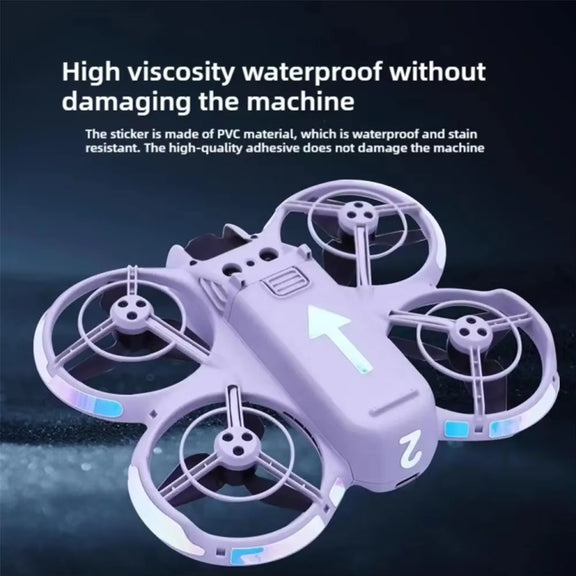 For DJI Neo Luminous Stickers Night Glow Cool Film(Pink)