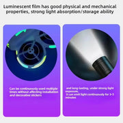 For DJI Neo Luminous Stickers Night Glow Cool Film(Pink)