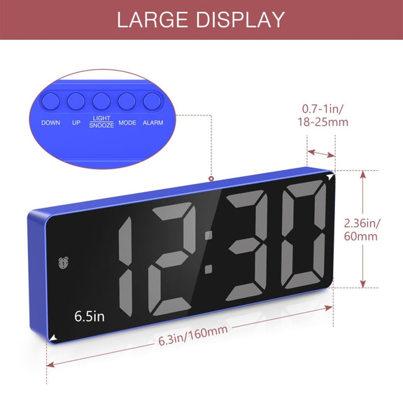 JX012 Multifunctional LED Electronic Clock Battery Plug-in Dual-purpose Bedside Alarm Clock(Green)