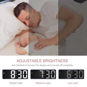 JX012 Multifunctional LED Electronic Clock Battery Plug-in Dual-purpose Bedside Alarm Clock(Green)