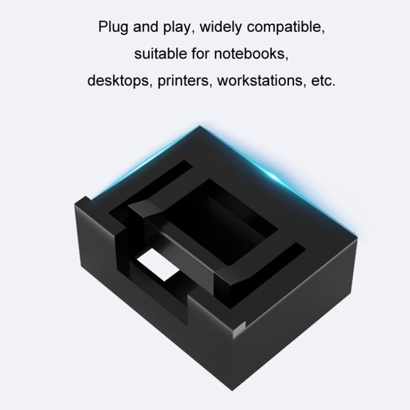 USB Removable Sealing Plug Ddustproof Hidden Anti-Theft Safety Lock(10 Plug+1 Key)