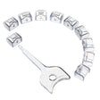 RJ45 Pport Anti-theft Lock Removable Dust Plug(Transparent 10 Plug+1 Key) - Anti-Dust Plugs by PMC TechLife | Online Shopping South Africa | PMC TechLife | Buy Now Pay Later Mobicred