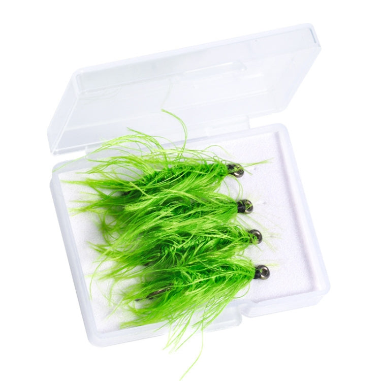 4pcs /Box Hooks Imitation Aquatic Grass Fishing Hooks Grass Hooks(10#)