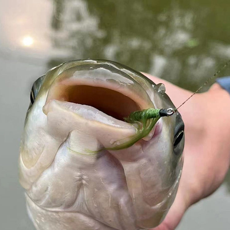 Single Hook Imitation Aquatic Grass Fishing Hooks Grass Hooks(4#)