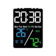 Multifunctional Temperature / Humidity Display Electronic Alarm Clock, Color: Three-color Black - Alarm Clocks by PMc TechLife | Online Shopping South Africa | PMc TechLife | Buy Now Pay Later Mobicred