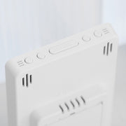 Multifunctional Temperature / Humidity Display Electronic Alarm Clock, Color: Rose Red White