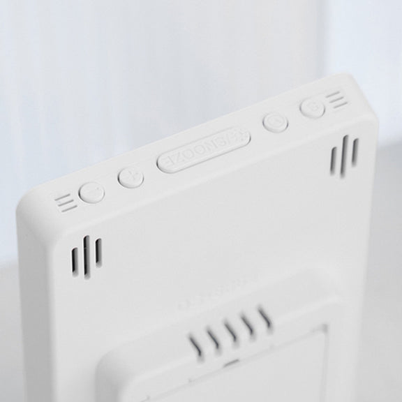 Multifunctional Temperature / Humidity Display Electronic Alarm Clock, Color: Rose Red White