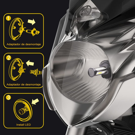 High Brightness LED Car Working Headlight(H4)