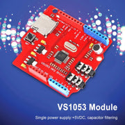 VS1053 MP3 Module Development Board With Amplifier Decoder Board SPI Interface Onboard Recording Function(Red)
