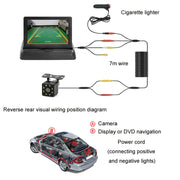 4.3 Inch Display Night Vision Water-resistant Reversing Camera +7 Meter Extension Cable, Color: Detachable Screen + Butterfly Camera