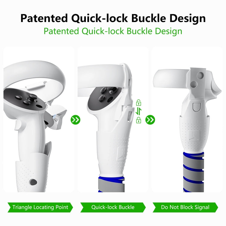 For Meta Quest 2 Controller Grip Games Handle Playing BeatSaber Baseball