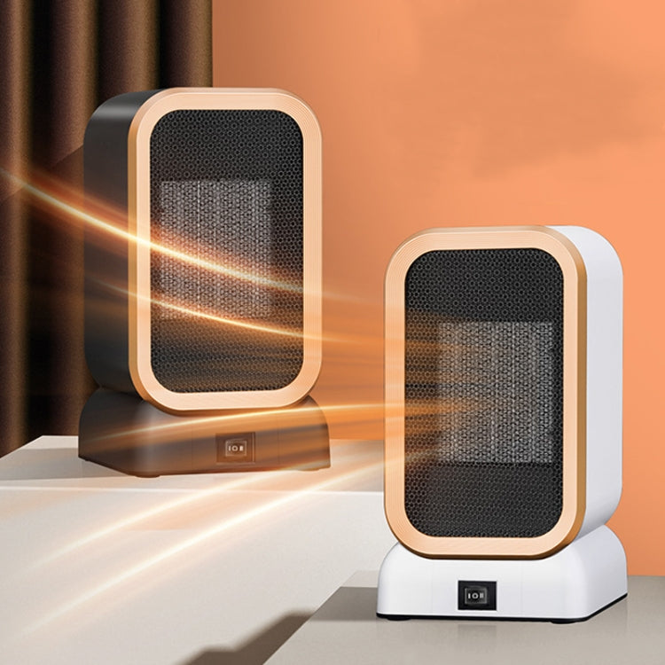 1000W High-power Household Heater Small Desktop Ceramic PTC Heating Heater, Spec: EU Plug(Black)