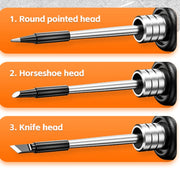 USB Digital Display Charging Soldering Iron Set 5-speed Temperature Adjustable Standard Edition Gray