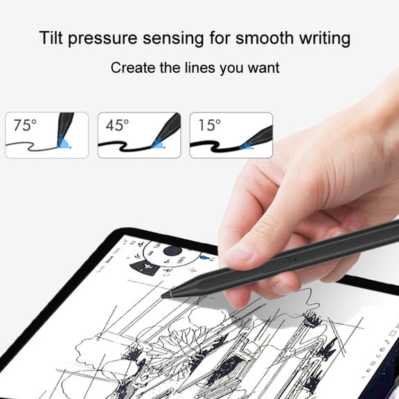 Tablet Stylus Pen USI2.0 Protocol Pen Stylus Anti False Touch(Silver)