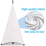 Stage Light-blocking Adjustable Speaker Stand Cover, Specifications: Two-sided(Black)