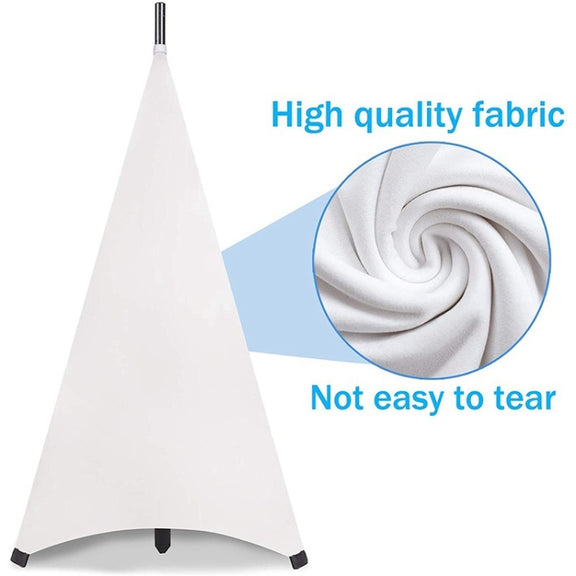 Stage Light-blocking Adjustable Speaker Stand Cover, Specifications: Two-sided(Black)