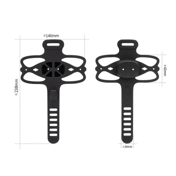 GUB P9 Bicycle Dragonfly Shape Silicone Phone Holder(Beige)