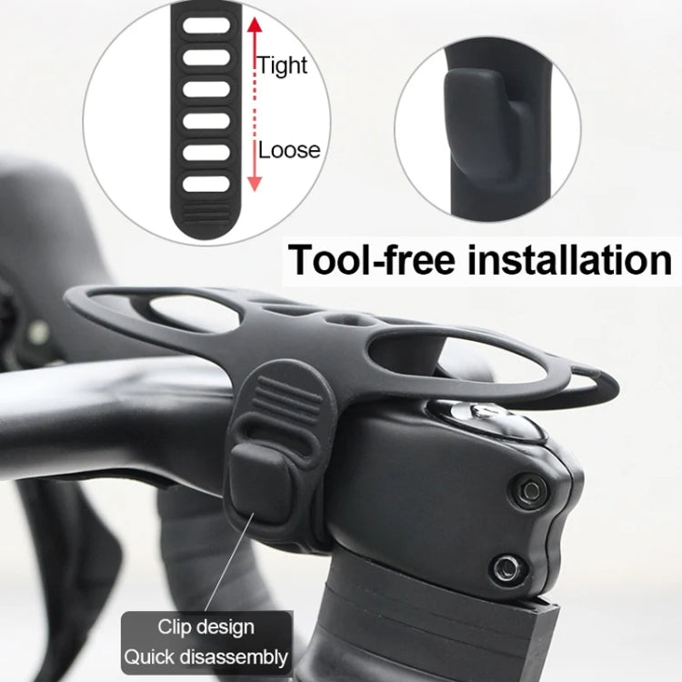GUB P9 Bicycle Dragonfly Shape Silicone Phone Holder(Black)