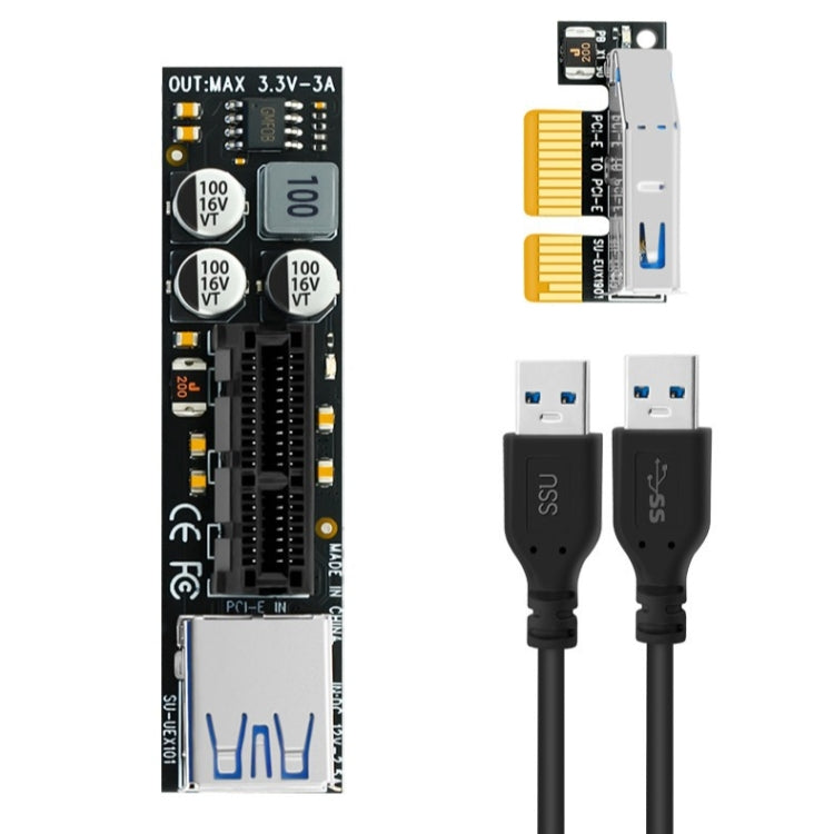 SSU PCI-E To X1 Interface Extension Cable, Length: 1m