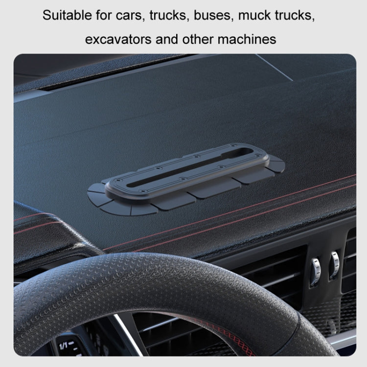 SUV Car Modified Central Control Bracket Base Slider, Specifications: Paste Elliptical Base