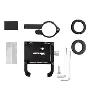 GUB PRO2 Aluminium Bicycle Phone Holder(Black)