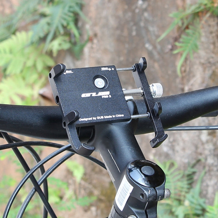 GUB PRO2 Aluminium Bicycle Phone Holder(Black)
