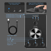 Vaydeer JP2011 USB Computer Volume Adjustment Controller Desktop Multimedia Rotary Button(Type-C)