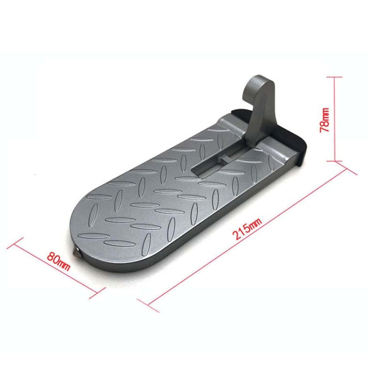 Car Extension Assisted Boarding Hooks Footrests(Black)