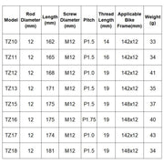 GUB TZ17 MTB Road Bicycle Frame Aluminium Bucket Axle Bar