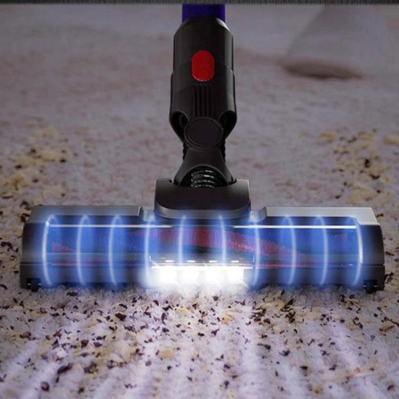 For Dyson V7 / V8 / V10 / V11 Vacuum Cleaner Floor Brush Head With LED Light 03A Soft Velvet