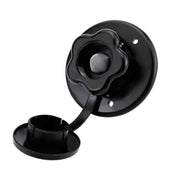 RV Ship Flange Threaded Leak-proof Water Inlet Connector Check Valve, Specifications: Black 2