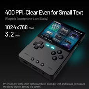 TRIMUI BRICK Open Source Pocket Console Portable Wireless Bluetooth HD Retro Arcade, Size: Standard No Card(White)