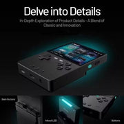 TRIMUI BRICK Open Source Pocket Console Portable Wireless Bluetooth HD Retro Arcade, Size: Standard No Card(White)
