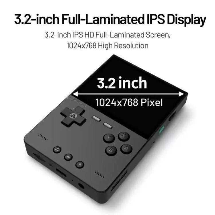 TRIMUI BRICK Open Source Pocket Console Portable Wireless Bluetooth HD Retro Arcade, Size: Standard No Card(White)