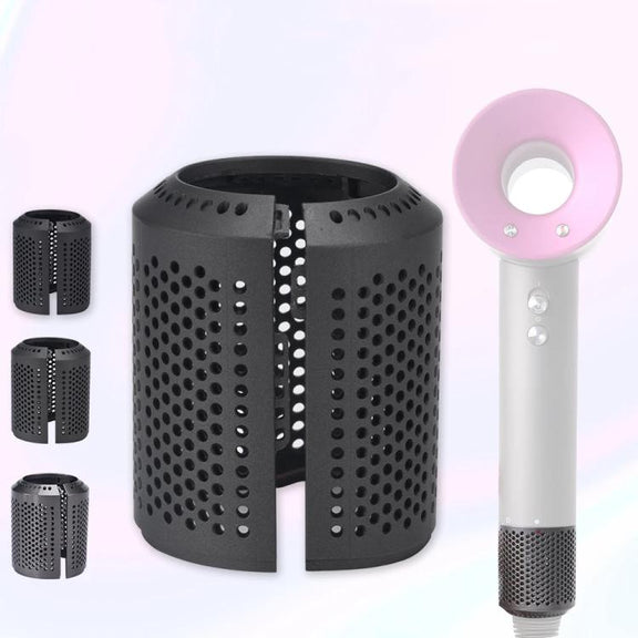 For Dyson HD01 / HD03 / HD08 / HD15 Hair Dryer Open Design Outer Filter Cover Replacement Parts(Black)