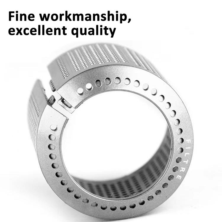 For Dyson HD01 / HD03 / HD08 / HD15 Hair Dryer Open Design Outer Filter Cover Replacement Parts(Silver)