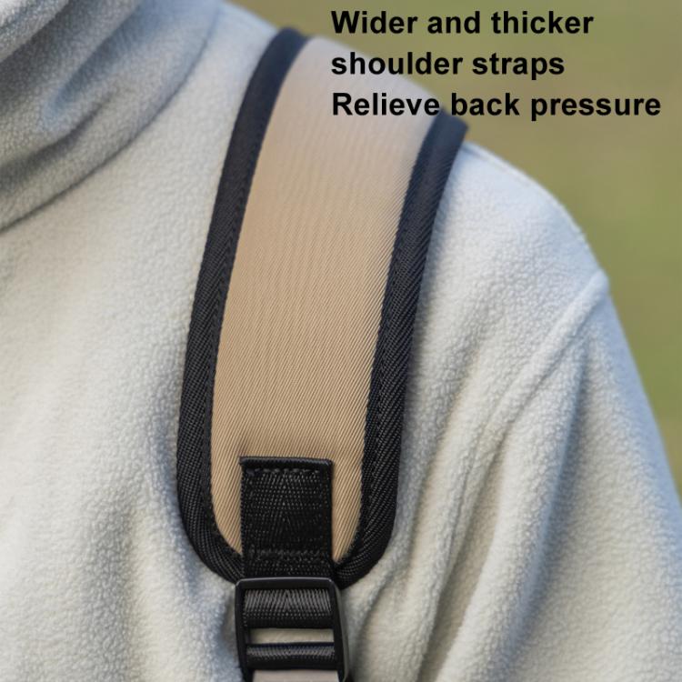 Cwatcun D171 Small Large Capacity DSLR Camera Storage Bag Casual Double Shoulder Load Reducing Breathable Backpack