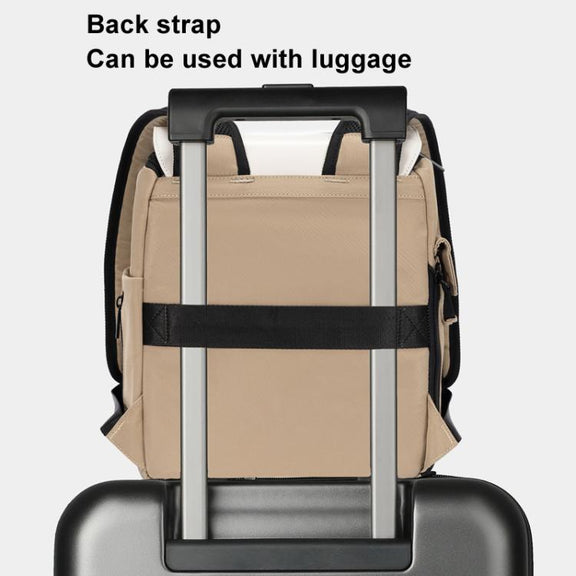 Cwatcun D171 Small Large Capacity DSLR Camera Storage Bag Casual Double Shoulder Load Reducing Breathable Backpack