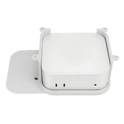 For Mac Mini M4 Under Desk Stand Hanging Wall Perforated Desktop Bracket With Screws(Gray)